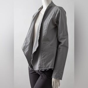 Robin Lane Canvas Friday Grey Jacket Size 1 Small 6 8
